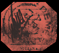 British Guiana 1 Cent Magenta