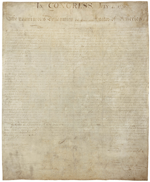 Original Declaration of Independence