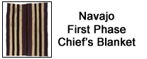 Navajo First Phase Chief�s Blanket