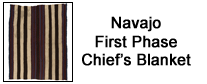 Navajo First Phase Chiefs Blanket