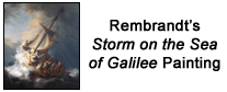 Rembrandts Storm on the Sea of Galilee Painting