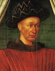 Charles VII by Jean Fouquet, 1445-1450.