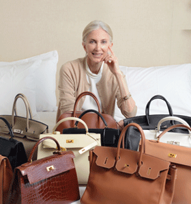 Katie Holmes with Hermes Bag