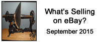 What's Selling on eBay? - September 2015