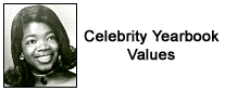 Celebrity Yearbook Values